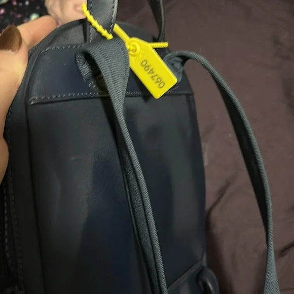 kate spade Blue Nylon Quilted Backpack Durable and Stylish